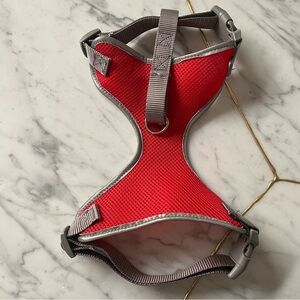 Red and Gray Dog Harness